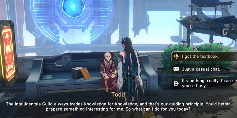  give the textbook to todd Honkai Star Rail