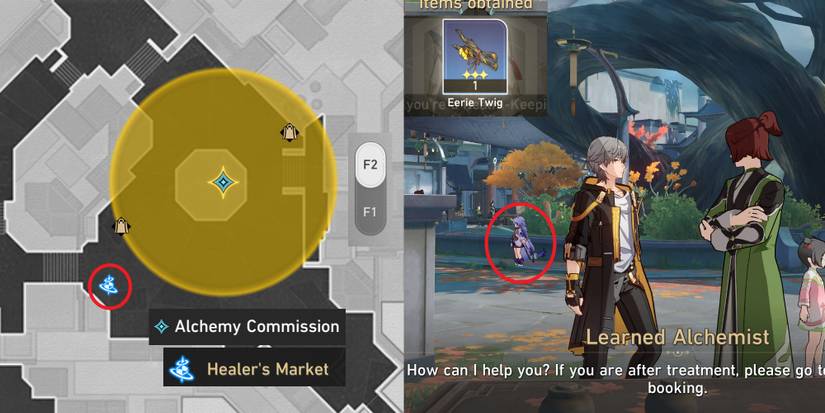 Learned Alchemist leads to battle Honkai Star Rail