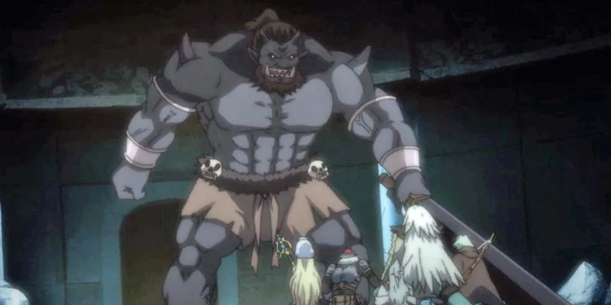 Goblin slayer crew vs ogre