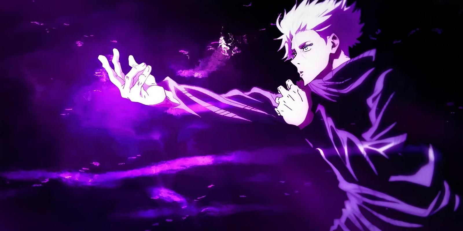 gojo satoru uses purple best anime moments