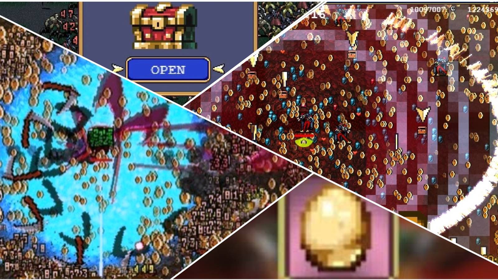 Gold Fevers, Golden Eggs and Treasure Chests in Vampire Survivors