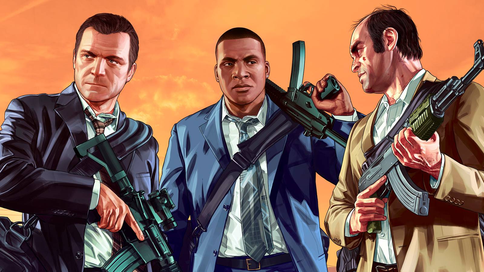Image showing Micheal, Trevor and Franklin.