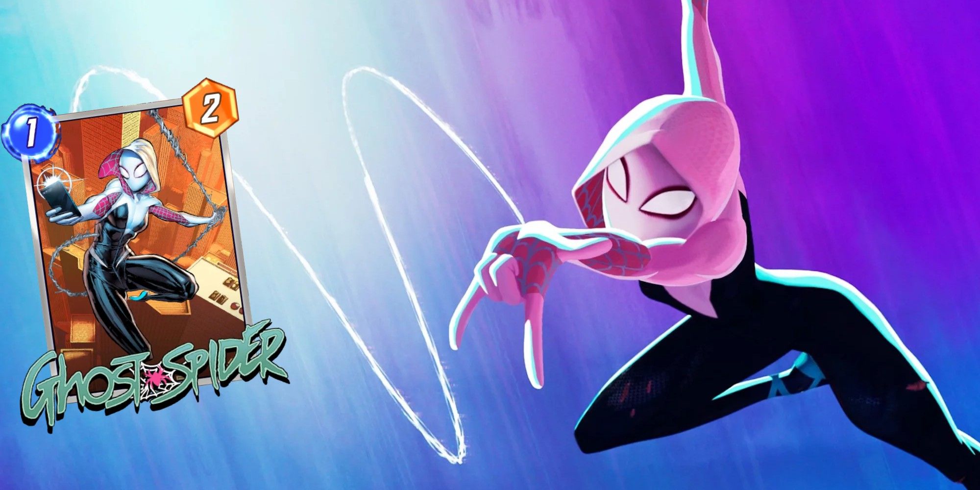 Spider-Gwen and Ghost Spider card