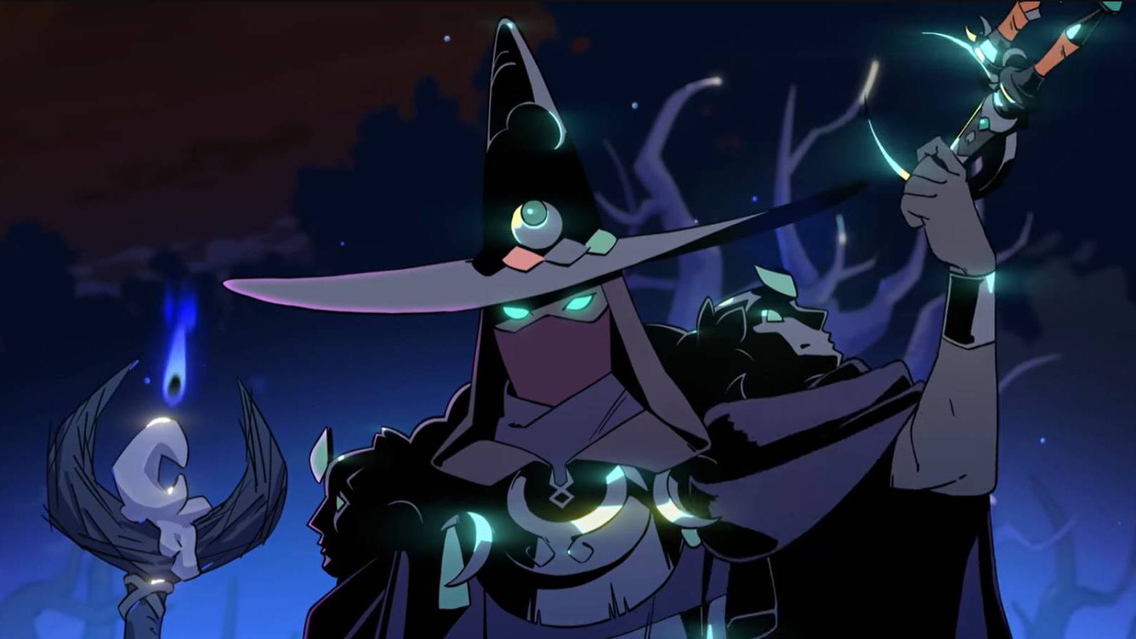 Hecate with Melinoe's dagger and sickle from Hades 2