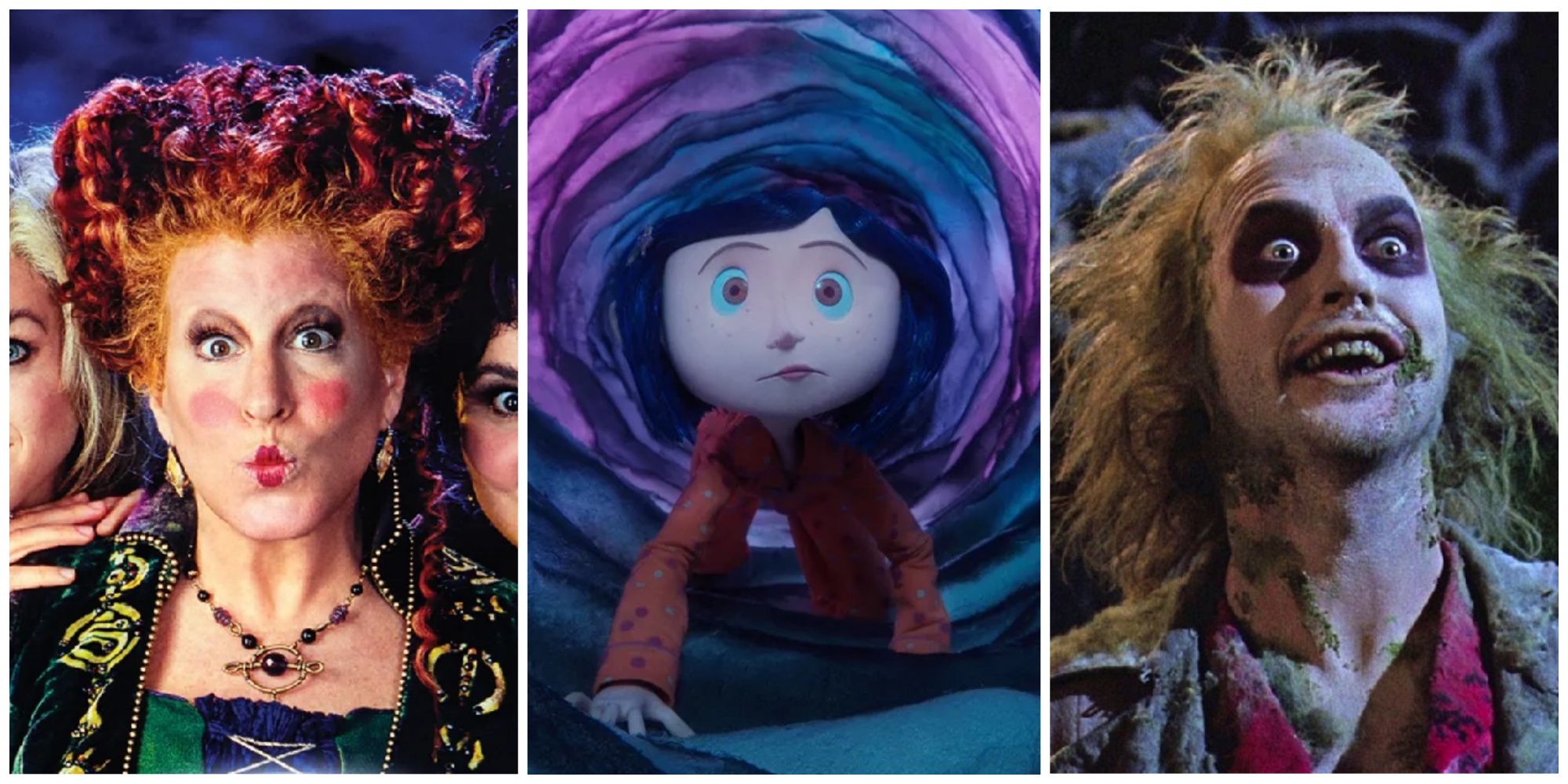 Winifred, Coraline, Beetlejuice