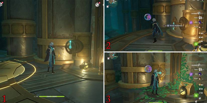 handwheel gas leak puzzle in genshin impact