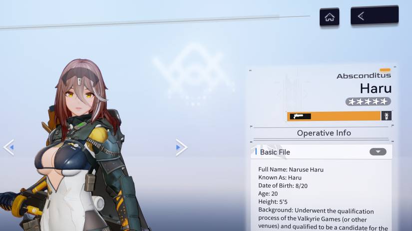 haru absconditus from snowbreak