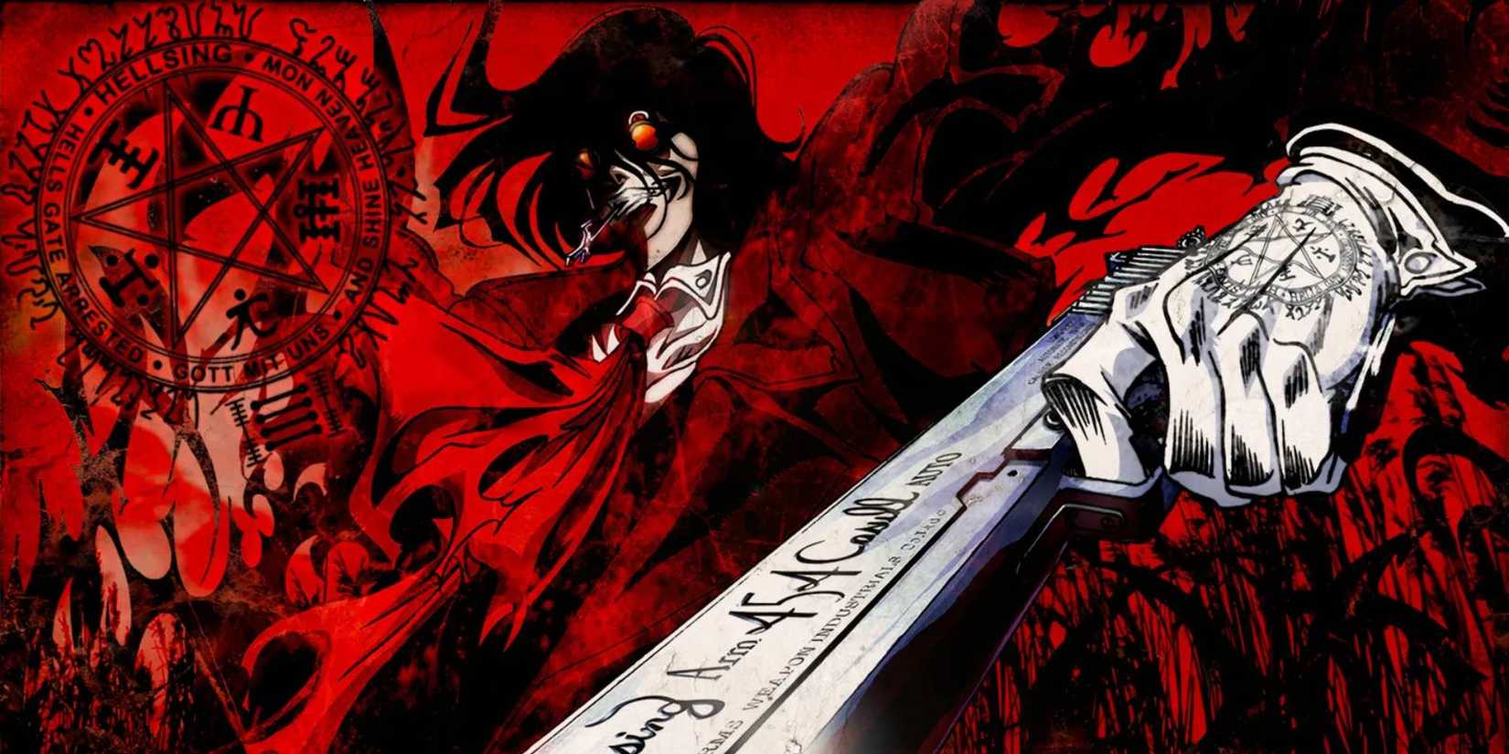 Alucard the vampire in Hellsing artwork