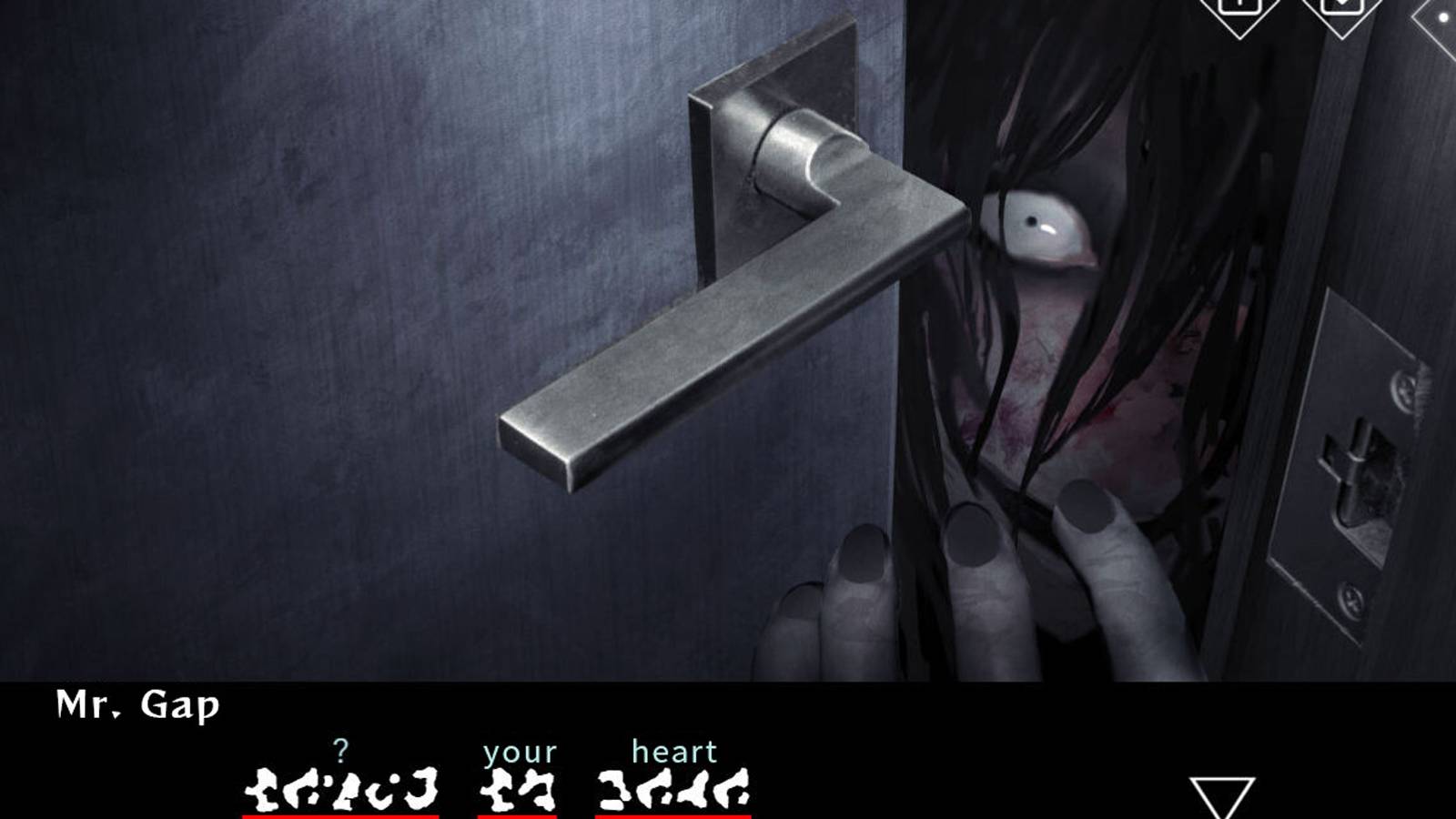 Homicipher Man Peeking Behind Door