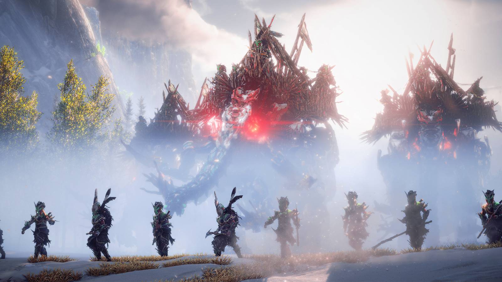 Horizon Forbidden West war party promo screenshot