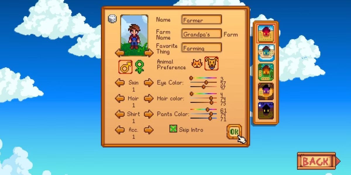 how to change your name in stardew valley