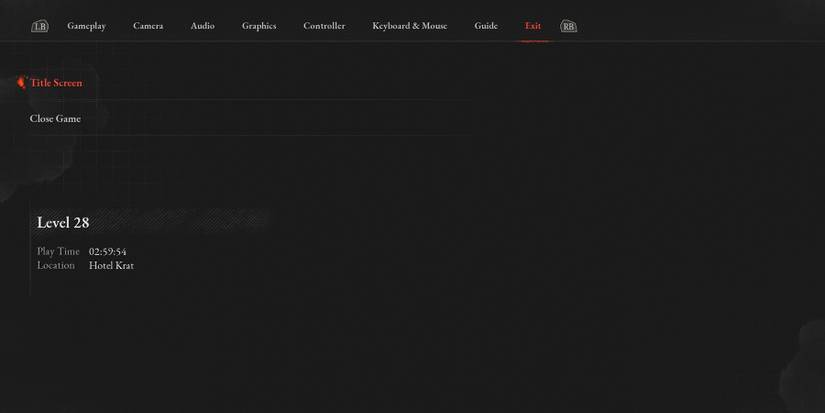 how to exit lies of p properly
