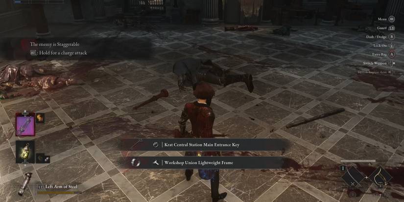 how to get krat central station main entrance key in lies of p