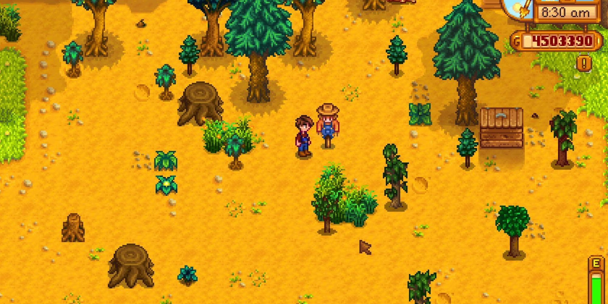 a scarecrow in stardew valley