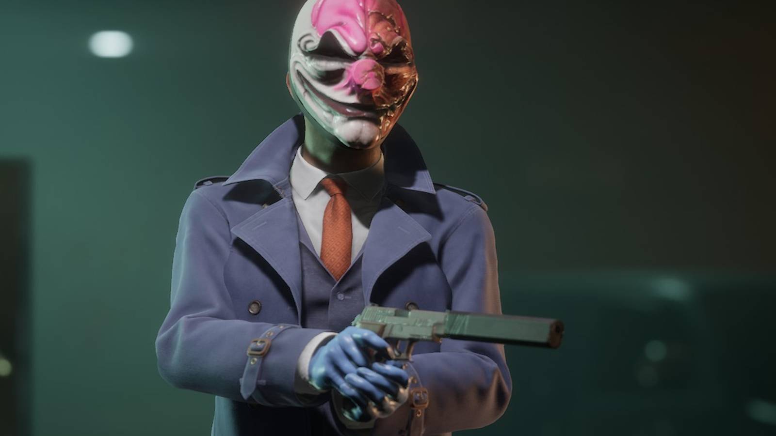 hoxton with a silenced pistol