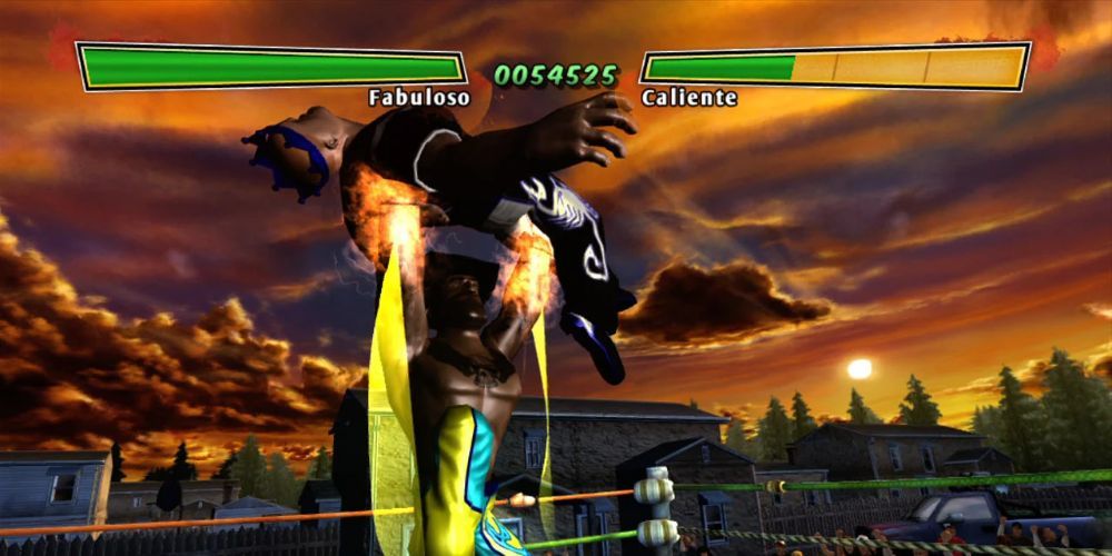 Gameplay screenshot from Hulk Hogan Main Event