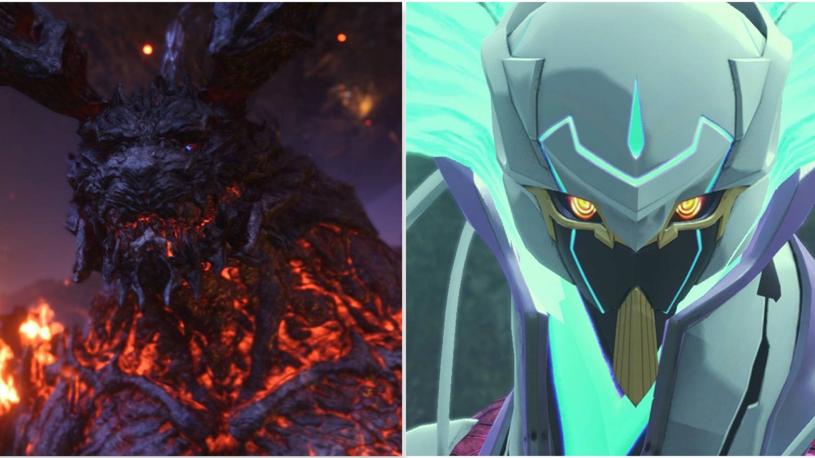 Ifrit in Final Fantasy 16 and An Ouroboros in Xenoblade Chronicles 3