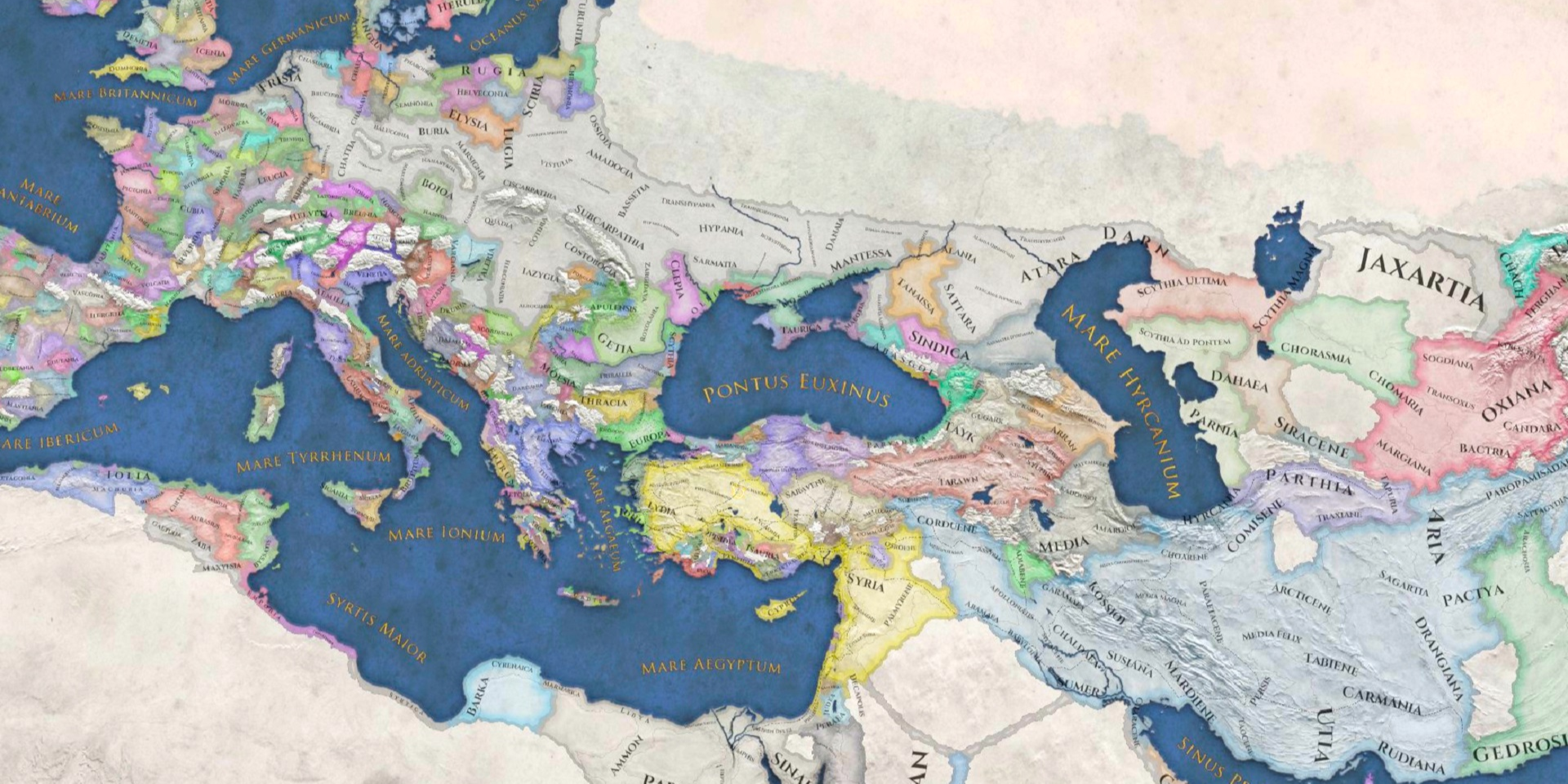Imperator Rome World Map