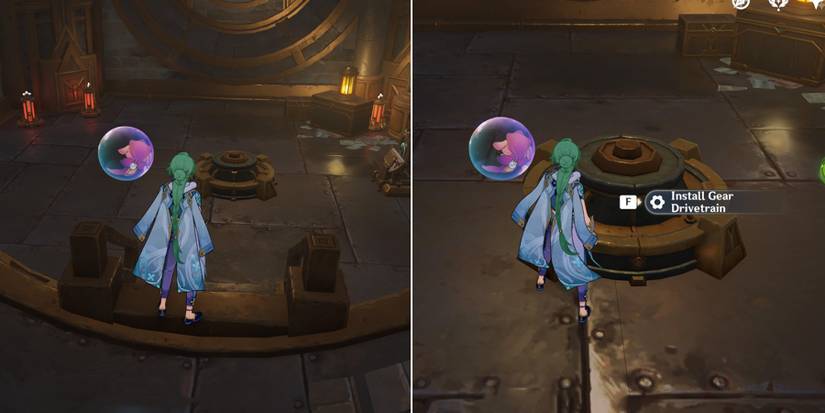 install the gear drivetrain in genshin impact