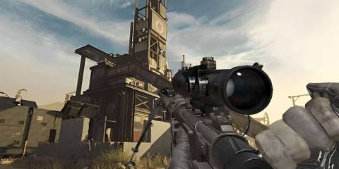 Call of Duty: Modern Warfare 2 (2009) - The Intervention being used on the multiplayer map Rust