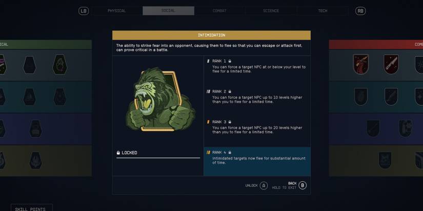 the intimidation skill