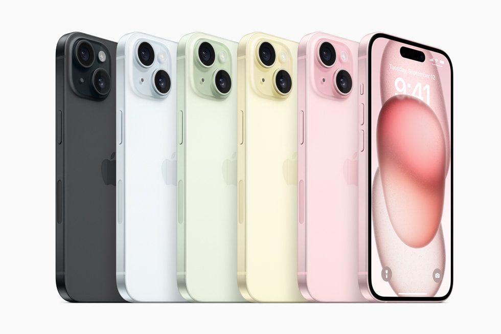 iPhone 15 and iPhone 15 Plus colors