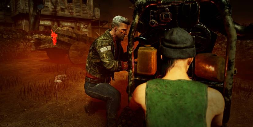 2 survivors working on generator killer aura