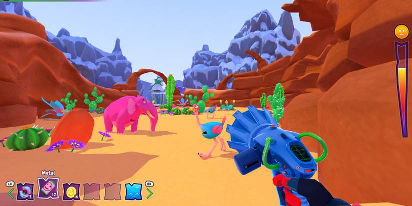 An image of the character's movement in Island Saver