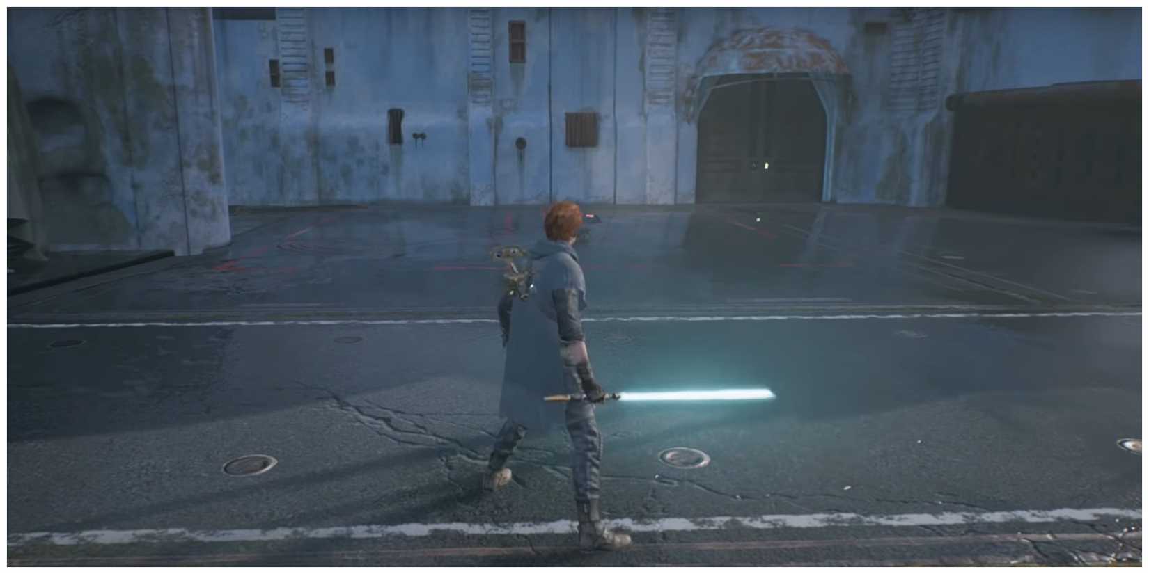 Jedi Fallen Order, Cal Wields A Cyan Lightsaber