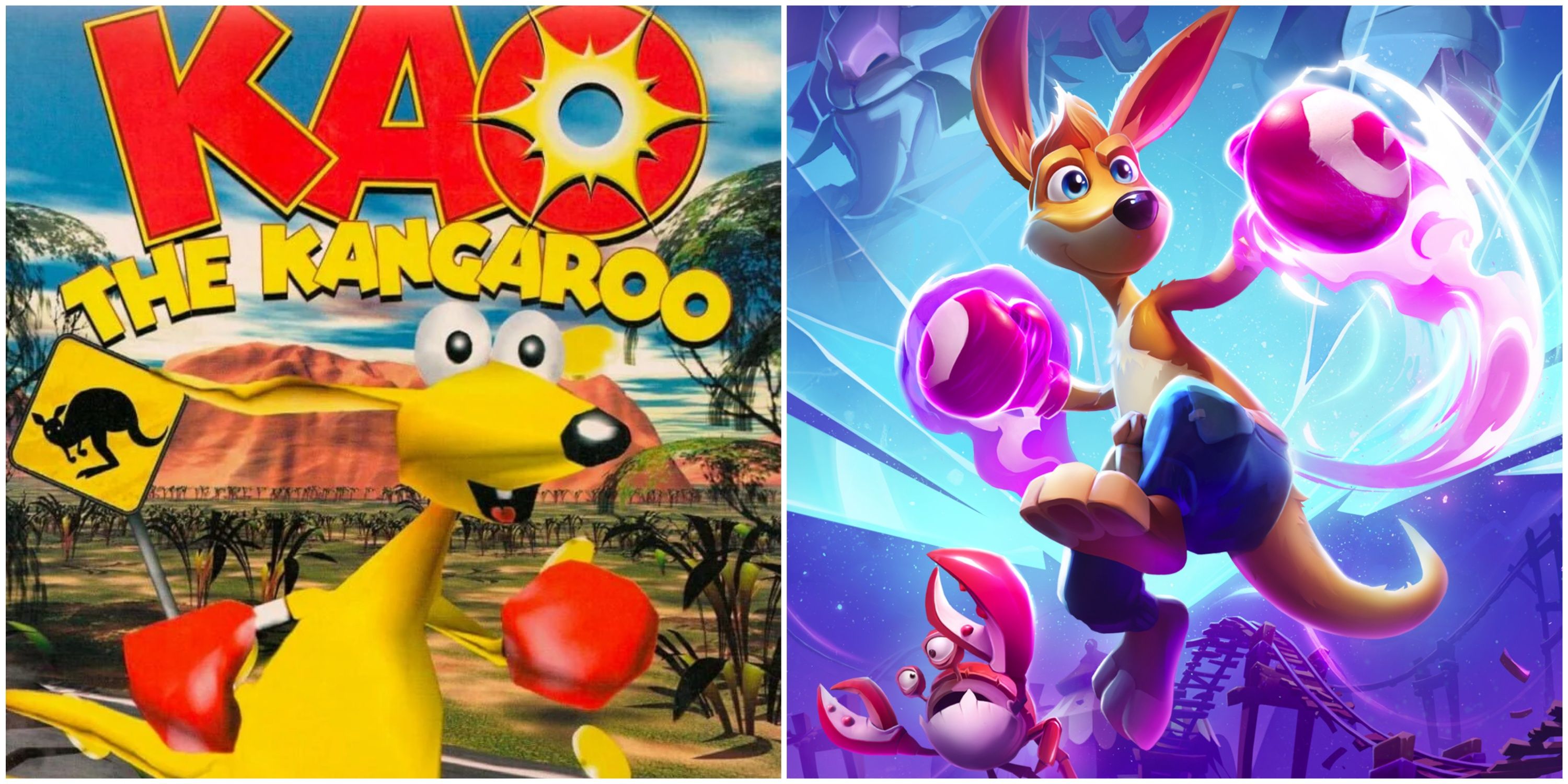 Kao the Kangaroo, the original and reboot