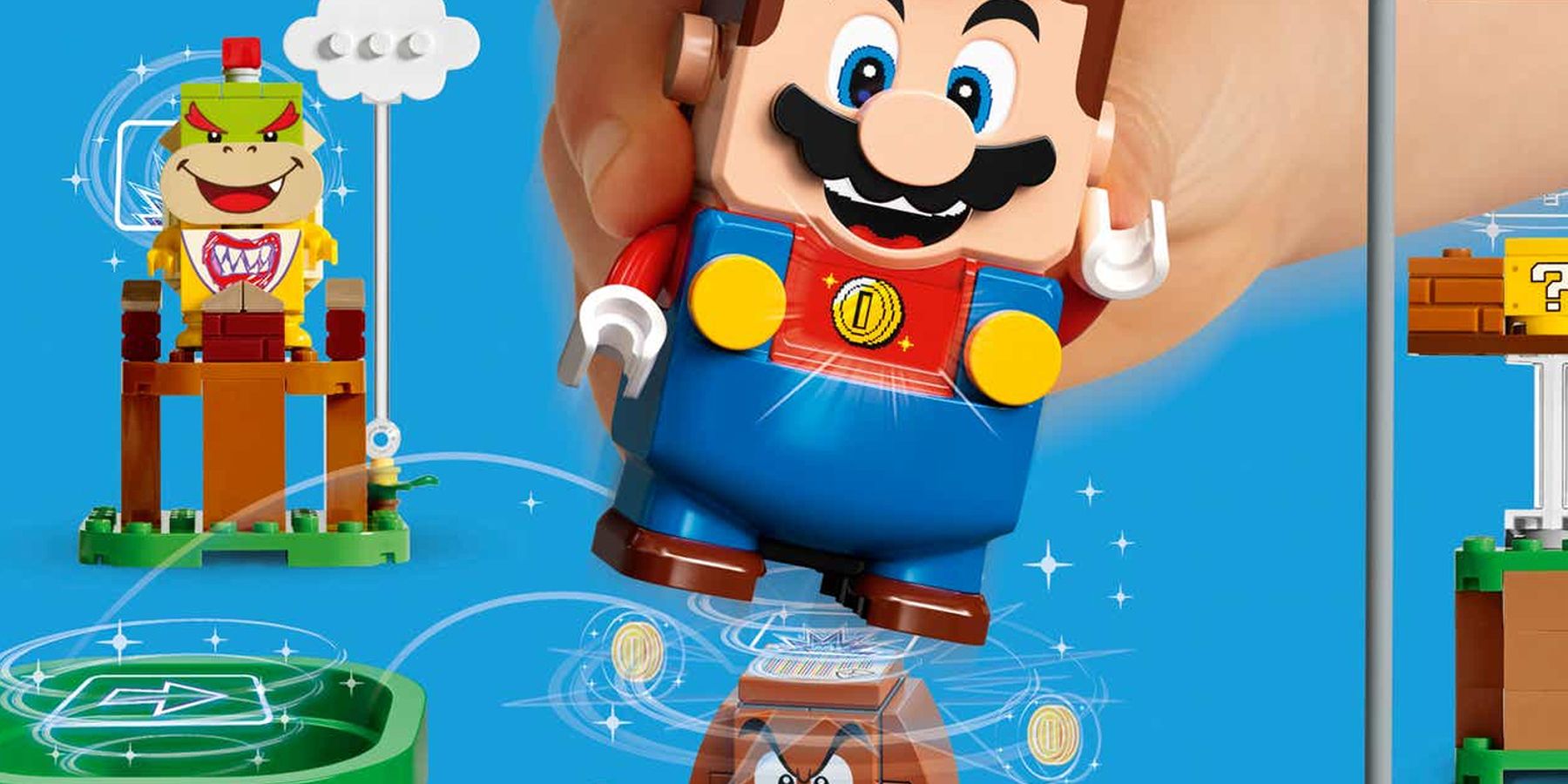 Lego Super Mario Jumping On A Goomba