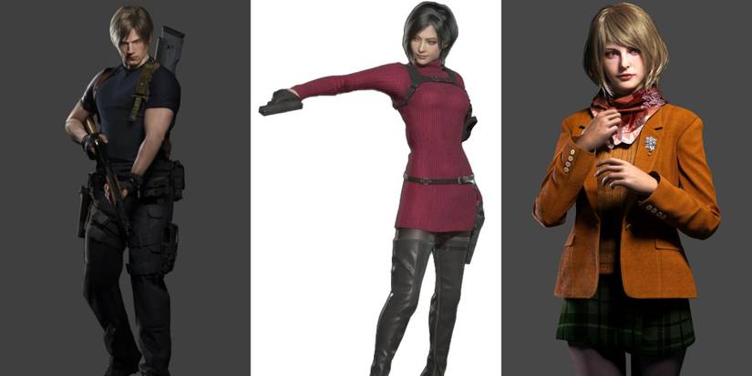 Resident Evil 4's Leon Kennedy, Ada Wong and Ashley Graham