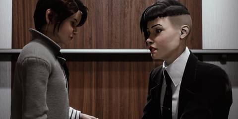 Leysha, a Malkavian in Vampire the Masquerade Swansong