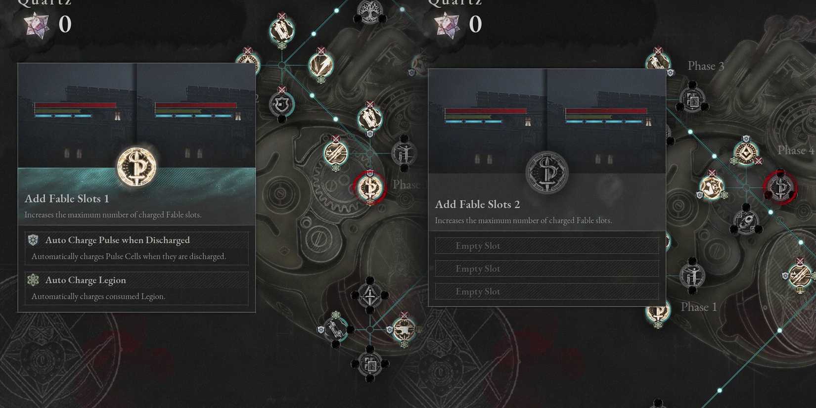 Lies of P - Fable Slots 1 and 2 Upgrades