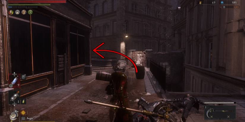 lies of p old woman at the window