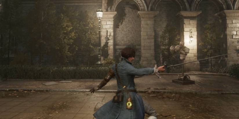 Lies of P - Pinocchio Thrusting Forward With Wintry Rapier