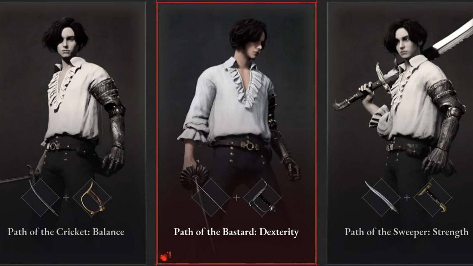 Lies Of P Starting Class Choice Header