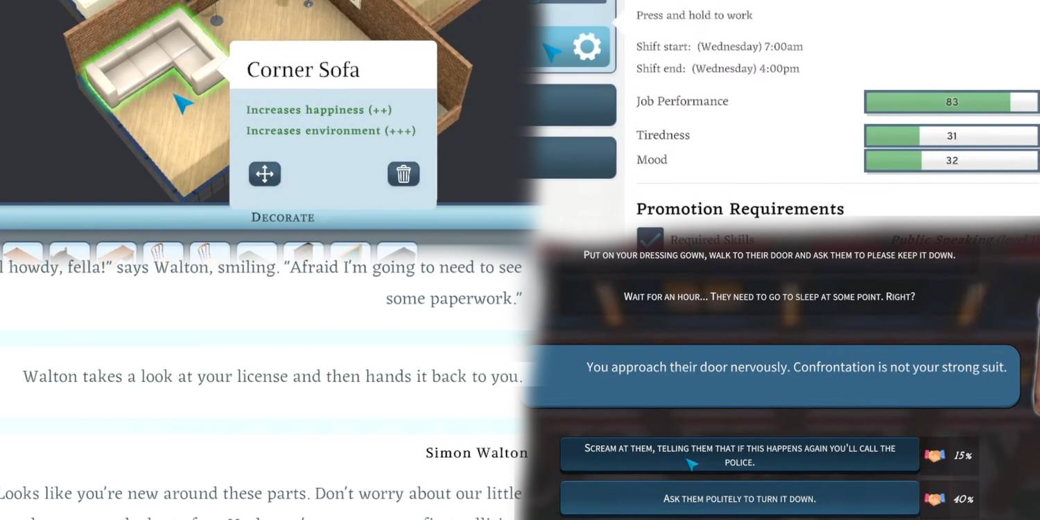 Little Lives career apartment decorating skills advancement and random events