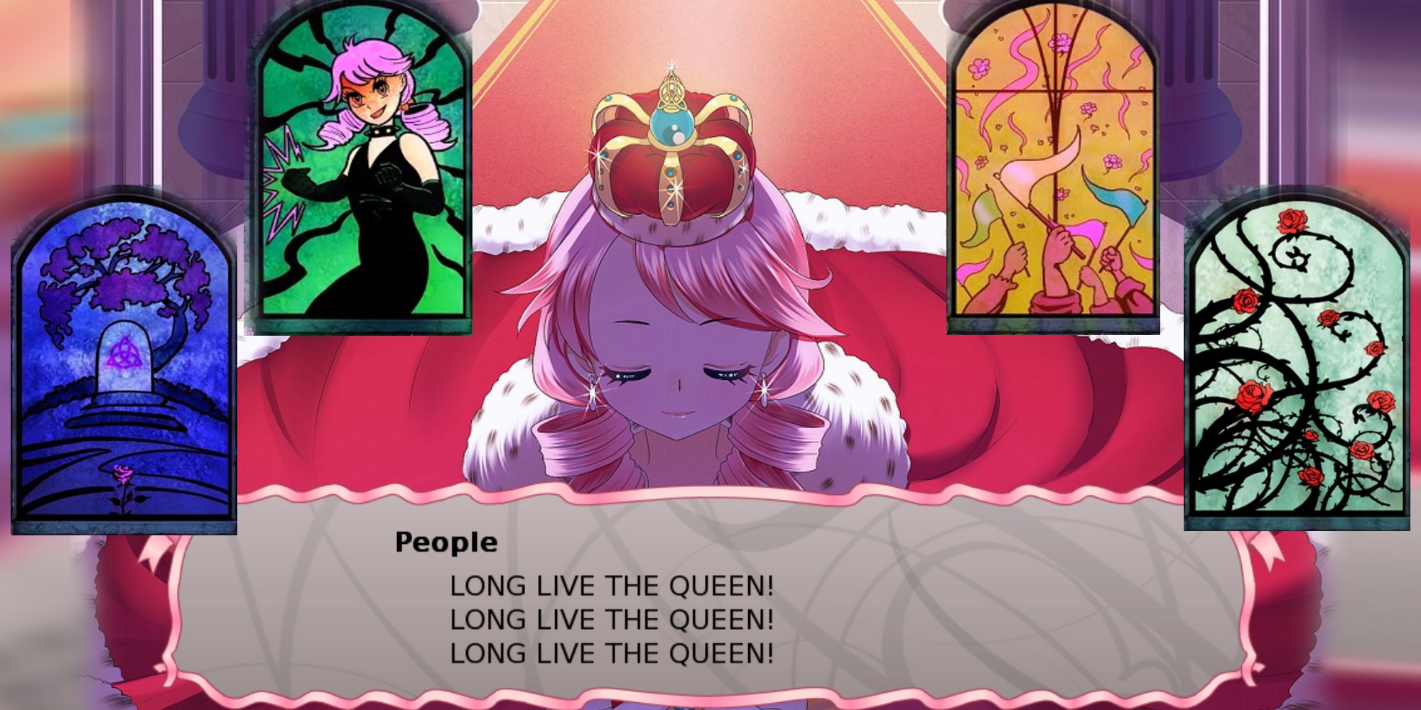 Long Live The Queen Elodie's coronation and endings