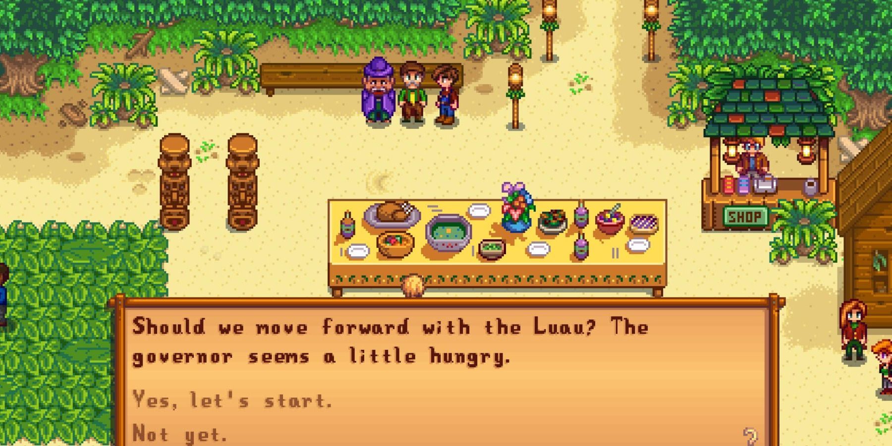 luau festival starting stardew valley