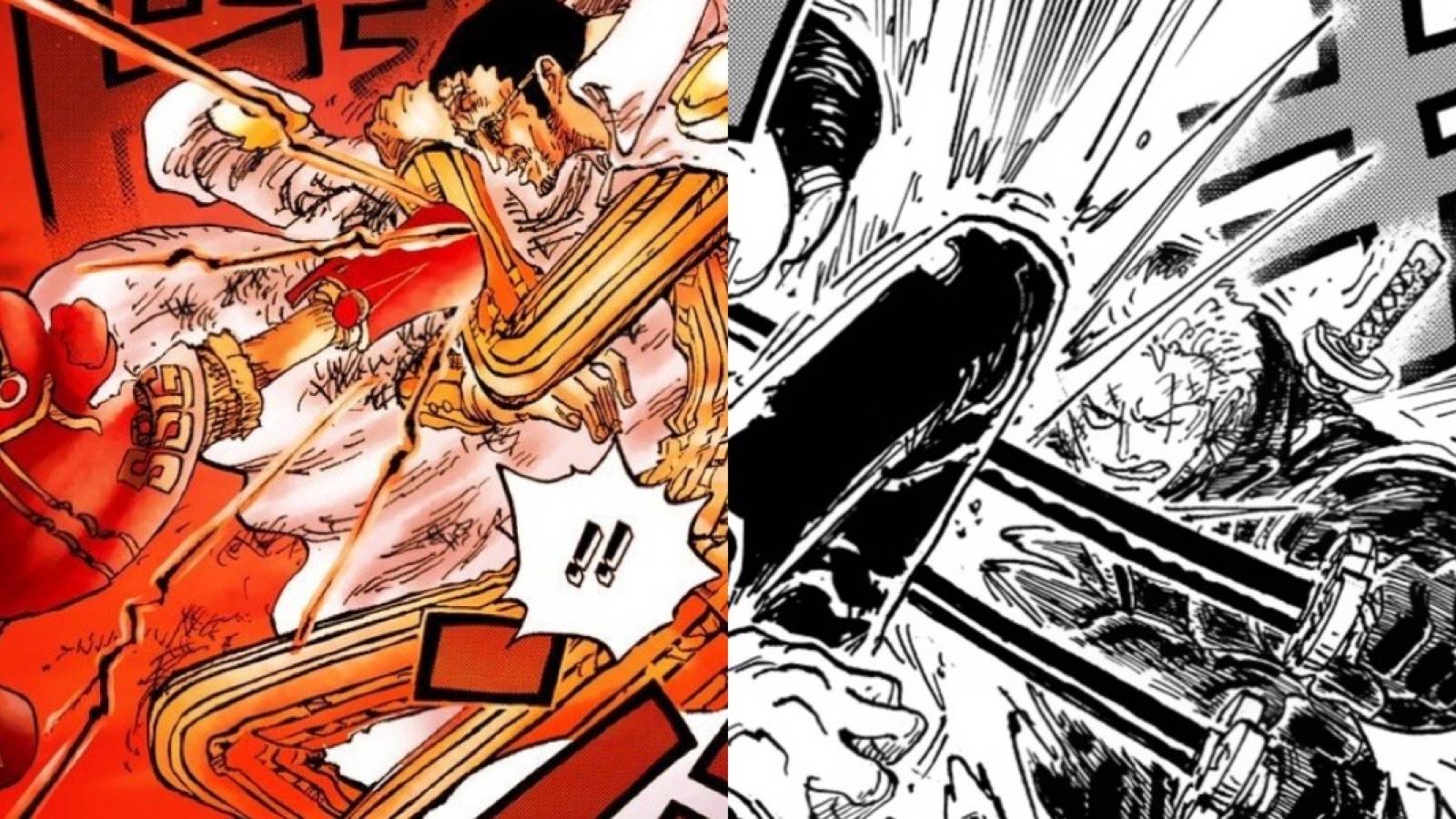 luffy vs kizaru zoro vs rob lucci one piece