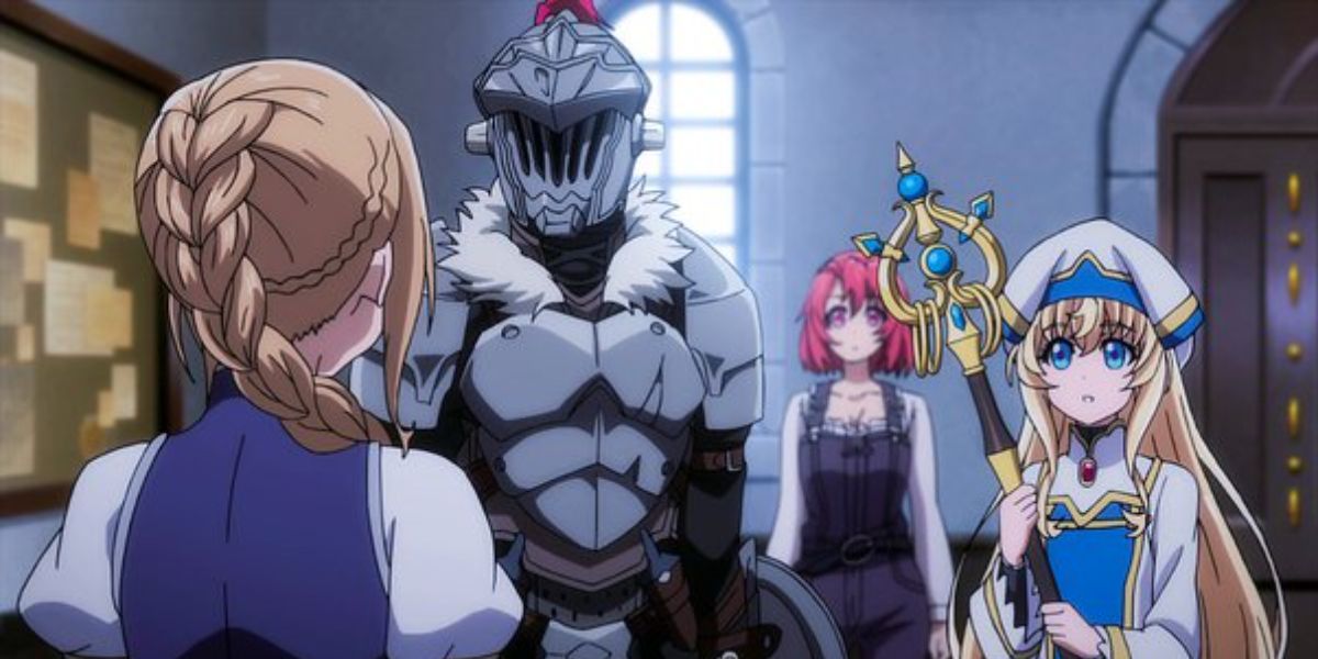 Goblin Slayer and adventurers