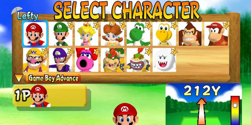 Gameplay screenshot from Mario Golf Toadstool Tour 