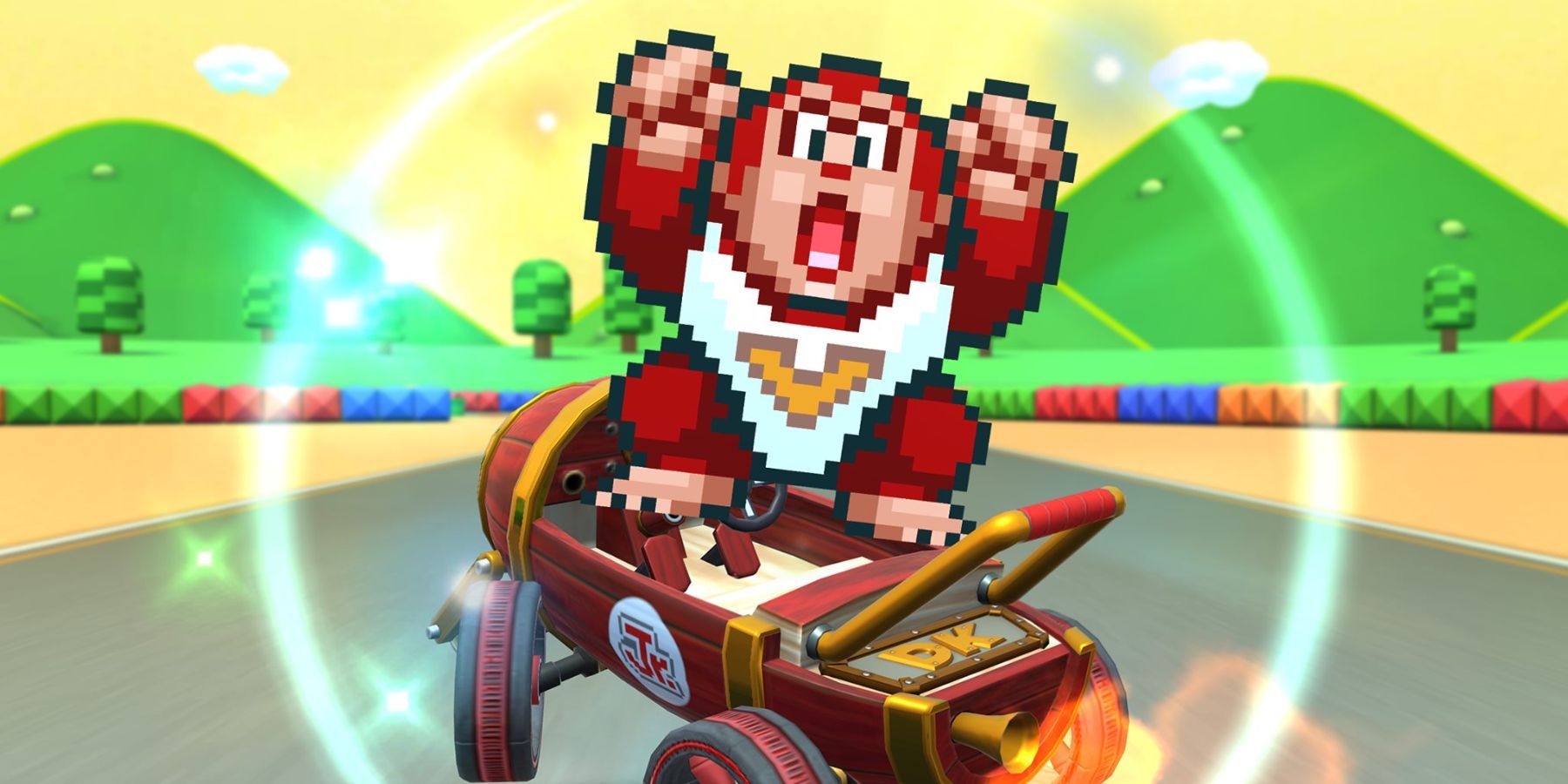 donkey kong mario kart 8