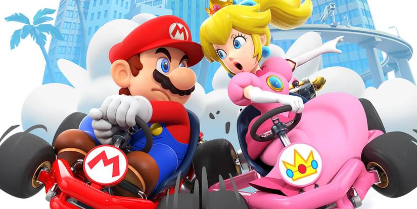 Mario Kart Tour Mario and Peach Racing