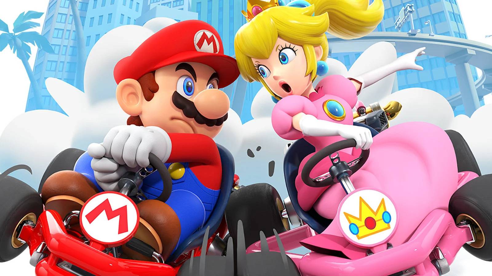 Mario Kart Tour Mario and Peach Racing