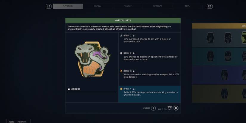 The Martial Arts skill