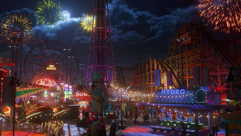 A screenshot of Cony Island in Marvel's Spider-Man 2.