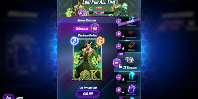 Battle Pass in Marvel Snap