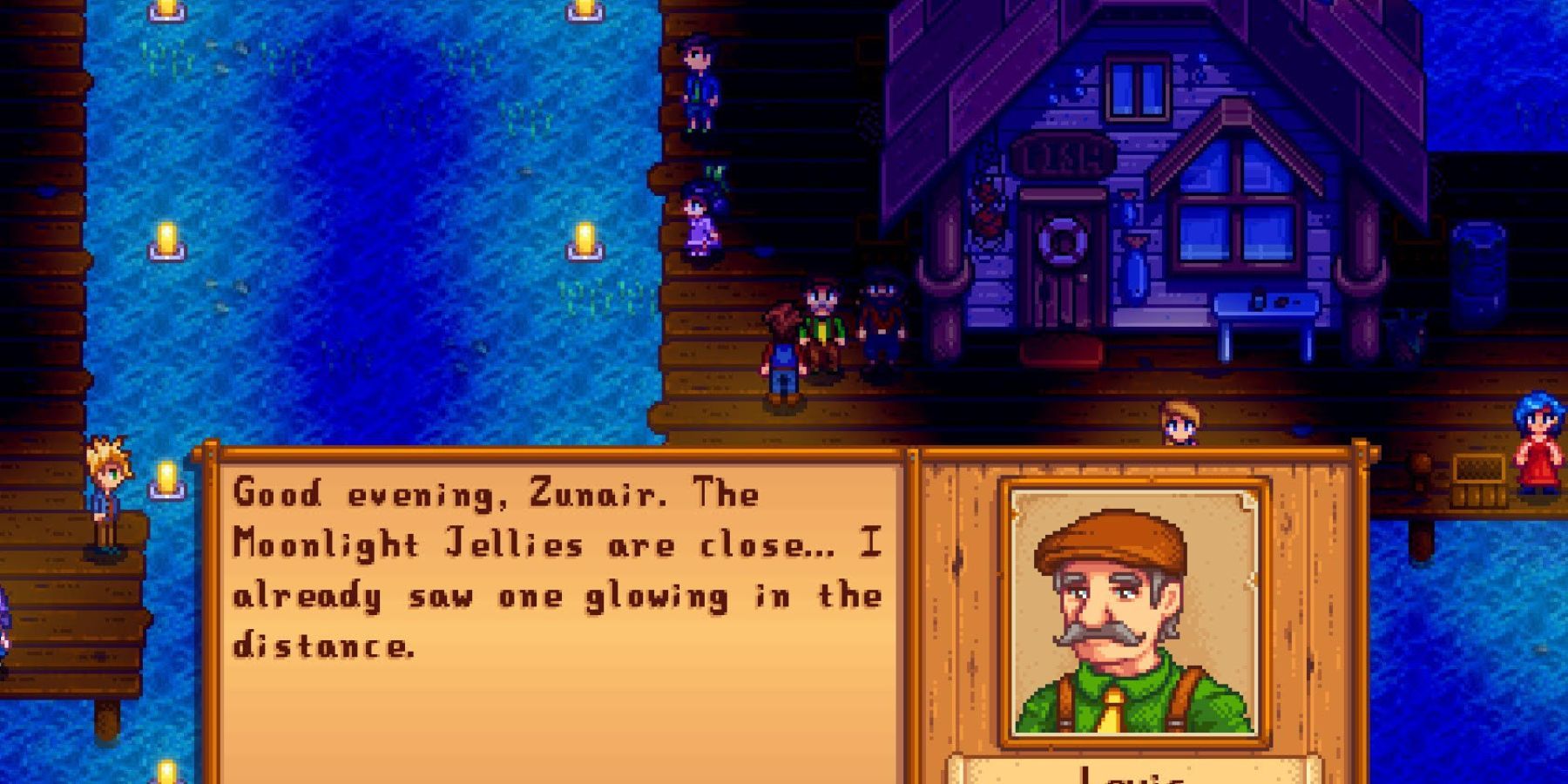 mayor in dance of the moonlight jellies festival stardew valley